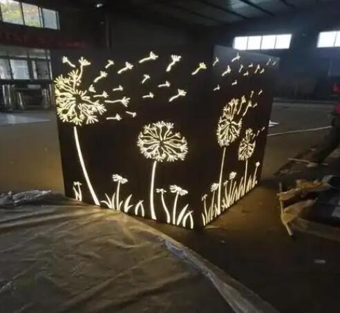 北海耐候钢灯箱